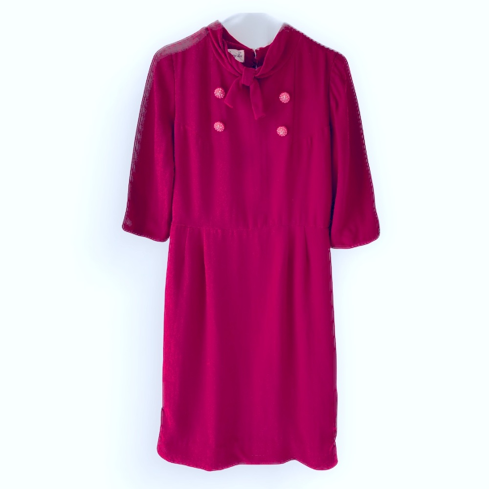 Vintage Henry Lee Dress Red 10/12